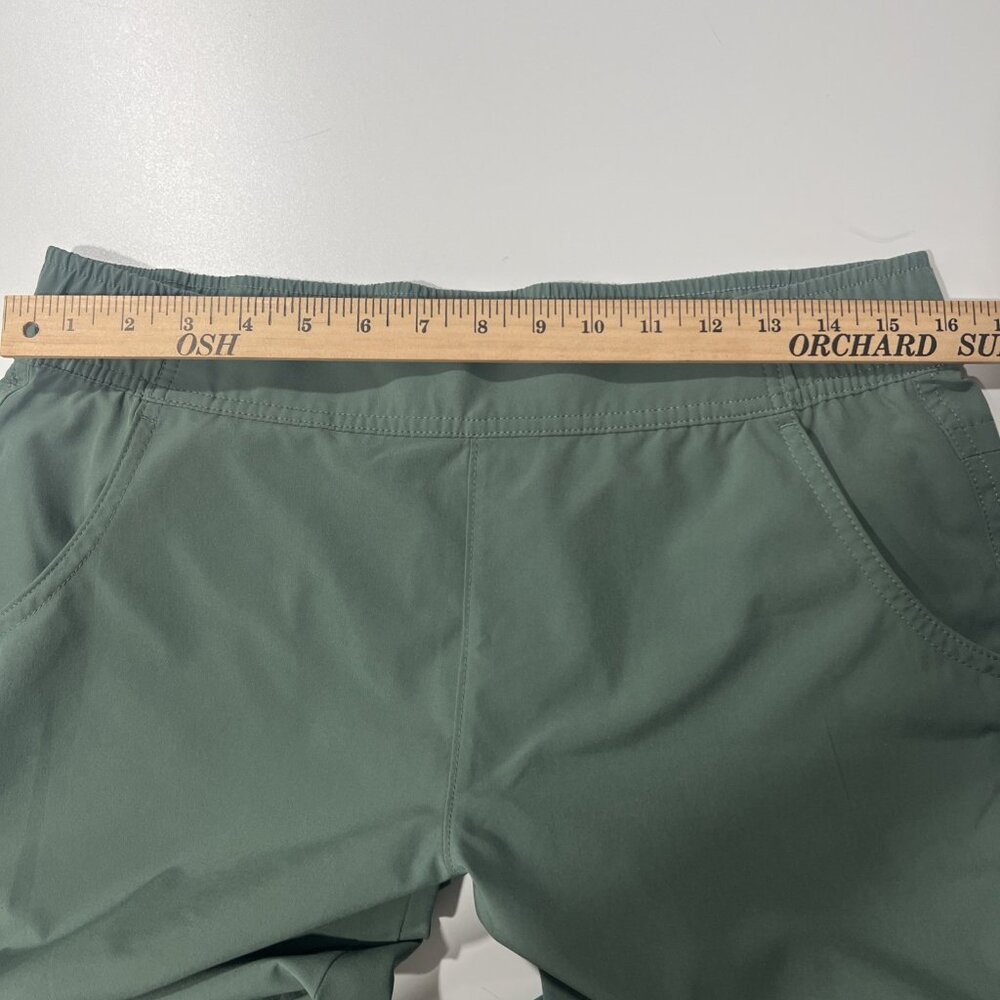 Eddie Bauer Ladies Traveler‎ Pant Medium Green High Rise Active Outdoor Trail - Picture 12 of 14